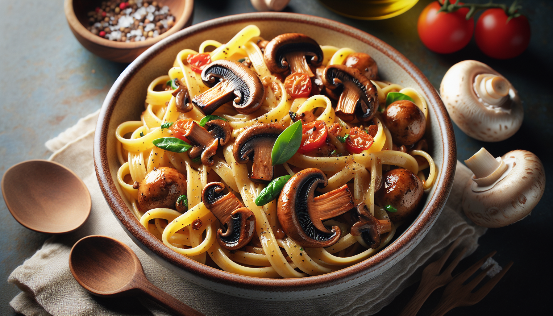 pasta con i funghi